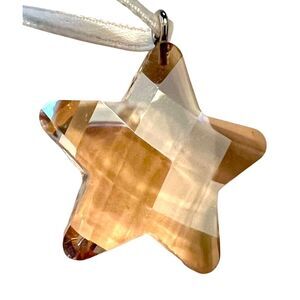 SWAROVSKI Mini Golden Star Crystal Ornament